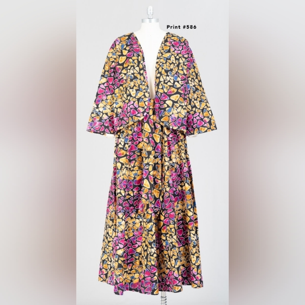 Kara Chic African 2pc print skirt set